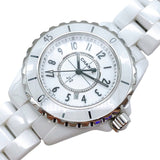 Chanel J12 Quartz White Dial White Steel Strap Watch for Women - J12 H5698 Buy Now By Chanel