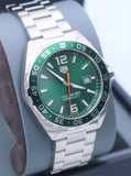 Tag Heuer Formula 1 Limited Edition Green Dial Silver Steel Strap Watch for Men - WAZ1017.BA0842 Buy Now By Tag Heuer