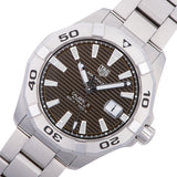 Tag Heuer Aquaracer Calibre 5 Automatic Sunray Brown Dial Silver Steel Strap Watch for Men - WAY2018.BA0927 Buy Now By Tag Heuer