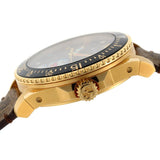 Gucci Dive Doraemon Quartz Brown Dial Brown Leather Strap Watch For Men - YA136335 Buy Now By Gucci