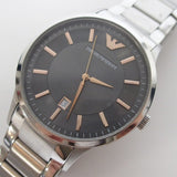 Emporio Armani Renato Quartz Grey Dial Silver Steel Strap Watch For Men - AR2514 Buy Now By Emporio Armani