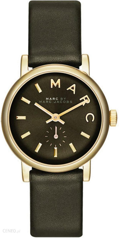 Marc Jacobs Baker Olive Dial Olive Leather Strap Watch for Women - MBM1330 Buy Now By Marc Jacobs