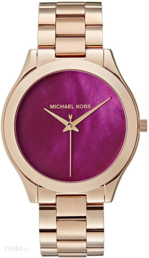 Michael Kors Runway Pink Dial Rose Gold Steel Strap Watch for Women - MK3550 Buy Now By Michael Kors