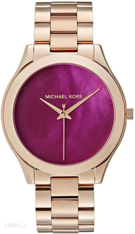 Michael Kors Runway Pink Dial Rose Gold Steel Strap Watch for Women - MK3550 Buy Now By Michael Kors