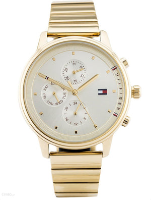 Tommy Hilfiger Blake White Dial Gold Steel Strap Watch for Women - 1781905 Buy Now By Tommy Hilfiger