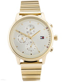 Tommy Hilfiger Blake White Dial Gold Steel Strap Watch for Women - 1781905 Buy Now By Tommy Hilfiger