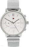 Tommy Hilfiger Blake Diamonds Silver Dial Silver Mesh Bracelet Watch for Women - 1782301 Buy Now By Tommy Hilfiger