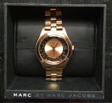 Marc Jacobs Henry Rose Gold Dial Rose Gold Steel Strap Watch for Women - MBM3293 Buy Now By Marc Jacobs