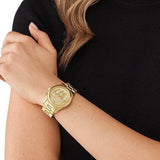 Michael Kors Runway Chronograph Gold Dial Gold Steel Strap Watch For Women - MK7323 Buy Now By Michael Kors