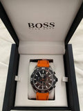 Hugo Boss Energy Chronograph Quartz Black Dial Orange Rubber Strap Watch For Men - 1513970 Buy Now By Hugo Boss