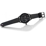 Tommy Hilfiger Austin Black Dial Black Leather Strap Watch for Men - 1791638 Buy Now By Tommy Hilfiger