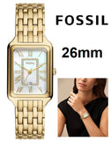 Fossil Raquel Three Hand Mother of Pearl Dial Gold Steel Strap Watch For Women - ES5304 Buy Now By Fossil
