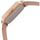 Guess Highline Off White Dial Rose Gold Stainless Steel Mesh Strap Watch For Women - W0826L3 Buy Now By Guess