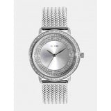 Guess Quartz Silver Dial Willow Stainless Steel Mesh Bracelet Watch For Women - W0836L2 Buy Now By Guess