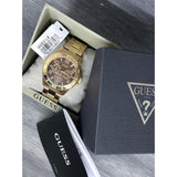 Guess BFF Multifunction Brown Dial Rose Gold Steel Strap Watch for Women - W0231L8 Buy Now By Guess