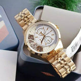 Fossil Townsman Chronograph Skeleton Gold Dial Gold Steel Strap Watch for Men - ME1137 Buy Now By Fossil