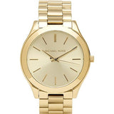 Michael Kors Slim Runway Gold Dial Gold Stainless Steel Strap Watch for Women - MK3179 Buy Now By Michael Kors