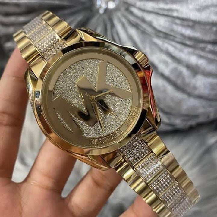 Michael Kors Bradshaw Gold Dial Gold Steel Strap Watch for Women - MK6487 Buy Now By Michael Kors