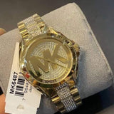 Michael Kors Bradshaw Gold Dial Gold Steel Strap Watch for Women - MK6487 Buy Now By Michael Kors