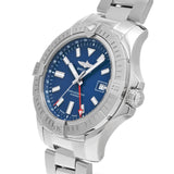 Breitling Avenger Automatic GMT 45 Blue Dial Silver Steel Strap Watch for Men - A32395101C1A1 Buy Now By Breitling