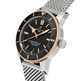 Breitling Superocean Heritage B20 Automatic 44 Black Dial Silver Mesh Bracelet Watch for Men - UB2030121B1A1 Buy Now By Breitling