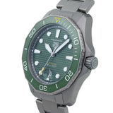 Tag Heuer Aquaracer Professional 300 Automatic Green Dial Silver Steel Strap Watch for Men - WBP208B.BF0631 Buy Now By Tag Heuer
