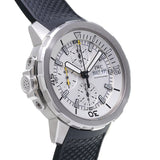 IWC Aquatimer Chronograph White Dial Black Rubber Strap Watch for Men - IW376801 Buy Now By IWC
