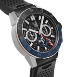 Tag Heuer Carrera Automatic Chronograph Steel & Ceramic Black Dial Black Rubber Strap Watch for Men - CBG2A1Z.FT6157 Buy Now By Tag Heuer
