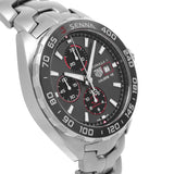 Tag Heuer Formula 1 Chronograph Senna Grey Dial Silver Steel Strap Watch for Men - CAZ201D.BA0633 Buy Now By Tag Heuer