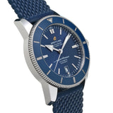 Breitling Superocean Heritage B20 Automatic 46 Blue Dial Blue Mesh Bracelet Watch for Men - AB2020161C1S1 Buy Now By Breitling