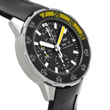 IWC Aquatimer Automatic Chronograph Black Dial Black Rubber Strap Watch for Men - IW376709 Buy Now By IWC