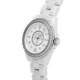 Chanel J12 Quartz Diamonds White Dial White Steel Strap Watch for Women - J12 H3110 Buy Now By Chanel
