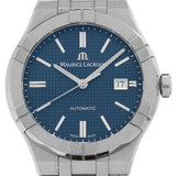 Maurice Lacroix Aikon Automatic Blue Dial Silver Steel Strap Watch For Men - AI6008-SS002-430-1 Buy Now By Maurice Lacroix