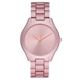 Michael Kors Slim Runway Pink Dial Pink Steel Strap Watch For Women - MK4456 Buy Now By Michael Kors