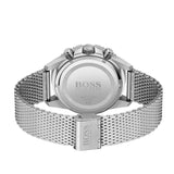 Hugo Boss Admiral Black Dial Silver Mesh Bracelet Watch for Men - 1513904 Buy Now By Hugo Boss
