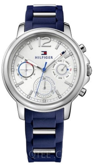 Tommy Hilfiger Claudia White Dial Blue Steel Strap Watch for Women - 1781746 Buy Now By Tommy Hilfiger