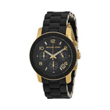 Michael Kors Runway Black Dial Black Silicone Strap Watch for Women - MK5191 Buy Now By Michael Kors