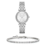 Michael Kors Darci Silver Dial Silver Steel Strap Watch for Women - MK3429 Buy Now By Michael Kors