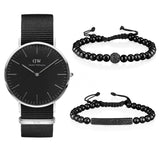 Daniel Wellington Classic Cornwall Black Dial Black Nylon Strap Watch For Women - DW00100149 Buy Now By Daniel Wellington