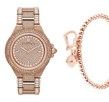 Michael Kors Camille Crystal Rose Gold Dial Rose Gold Steel Strap Watch for Women - MK5862 Buy Now By Michael Kors