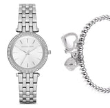 Michael Kors Darci Silver Dial Silver Steel Strap Watch for Women - MK3429 Buy Now By Michael Kors