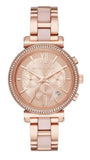 Michael Kors Sofie Chronograph Rose Gold Dial Rose Gold Steel Strap Watch For Women - MK6560 Buy Now By Michael Kors