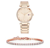 Tommy Hilfiger Lynn Quartz Rose Gold Dial Rose Gold Steel Strap Watch For Women - 1782237 Buy Now By Tommy Hilfiger