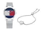 Tommy Hilfiger Quartz Multicolor Dial Silver Mesh Bracelet Watch For Women - 1781866 Buy Now By Tommy Hilfiger