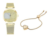 Tommy Hilfiger Lynn Quartz Gold Dial Gold Mesh Bracelet Watch For Women - 1781867 Buy Now By Tommy Hilfiger