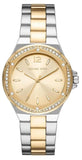 Michael Kors Lennox Three-Hand Gold Dial Two Tone Steel Strap Watch For Women - MK6988 Buy Now By Michael Kors