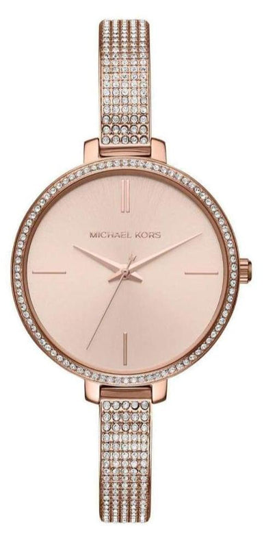 Michael Kors Jaryn Quartz Rose Gold Dial Rose Gold Steel Strap Watch For Women - MK3785 Buy Now By Michael Kors