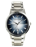 Emporio Armani Renato Blue Dial Silver Steel Strap Watch For Men - AR2472 Buy Now By Emporio Armani