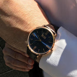 Hugo Boss Classic Jackson Blue Dial Brown Leather Strap Watch for Men - 1513458 Buy Now By Hugo Boss