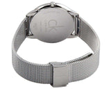 Calvin Klein Minimal Grey Dial Silver Mesh Bracelet Watch for Men - K3M211Y3 Buy Now By Calvin Klein
